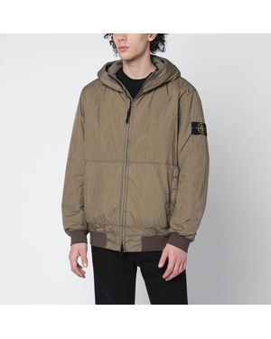 Stone Island Military Lightweight Nylon Jacket - Brown