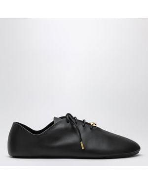 Loewe Pebble Soft Lace-Up Shoes - Black