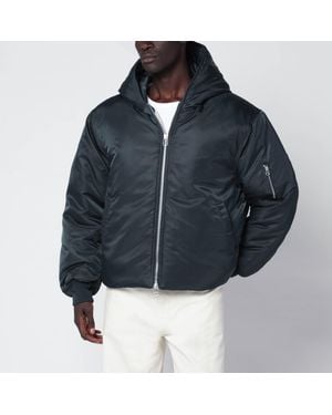 OAMC Dark Nylon Zip-Up Bomber - Black