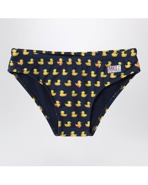 MC2 Saint Barth Badehose Mit Entenmuster - Blau