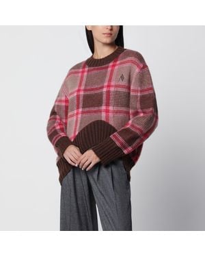The Attico Mohair-Blend Jumper - Red