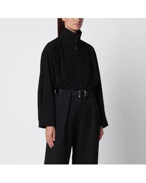 Source Unknown High-Neck Shirt - Black