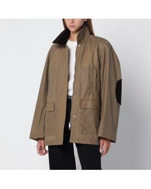TOTEME Desert Waxed Cotton Country Jacket - Brown