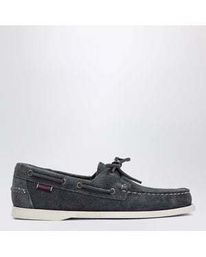 Sebago Portland Flesh Out Boat Moccasins - Blue