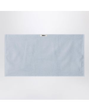 Tekla Hellblau Gestreiftes Badetuch 50X90 Cm
