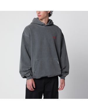 Represent Washed Hoodie - Grey