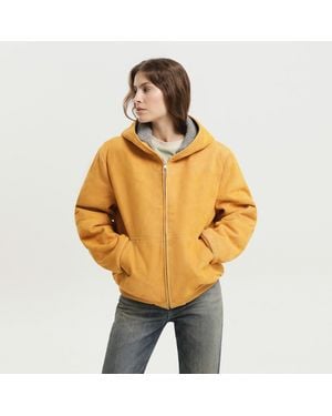 1989 STUDIO Suede Hoodie - Metallic