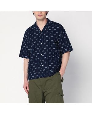 Needles Denim Shirt With Bow Ties - Blue