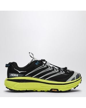 Hoka One One Sneaker mafate three2 nera e gialla - Verde