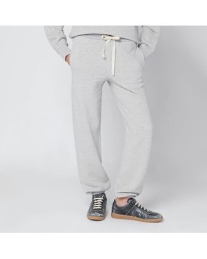 Jil Sander Pantalone jogging grigio chiaro - Bianco