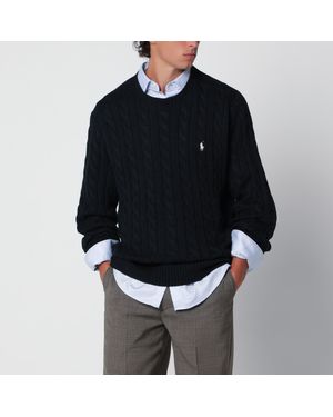 Polo Ralph Lauren Hunter Cotton Cable-Knit Jumper - Black
