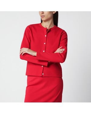 Flore Flore Poppy Organic Cotton Cardigan - Red