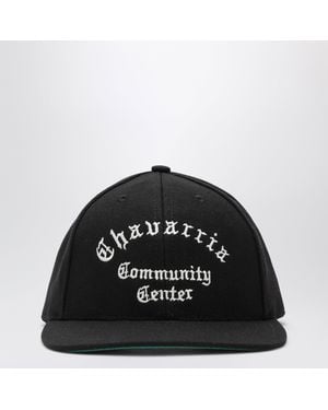 Willy Chavarria Baseball Cap With Embroidered Logo - Black