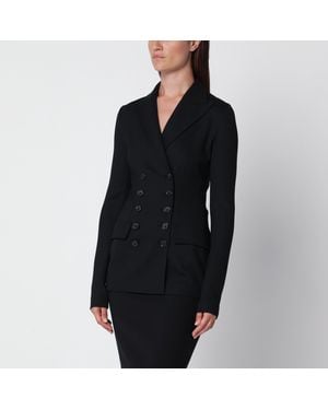 Dolce & Gabbana Doppelreihige Jacke - Schwarz