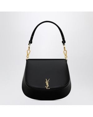 Saint Laurent Sac À Main Voltaire En Cuir Noir