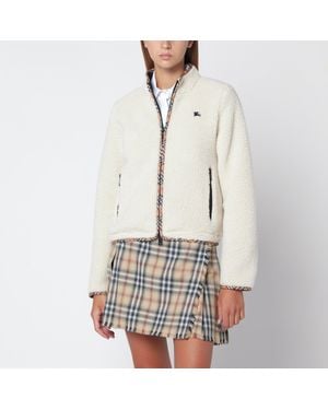 Burberry Cropped Jacket - White