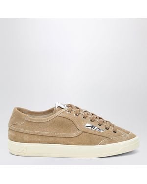Autry Windscape Low Foam Suede Sneaker - Natural