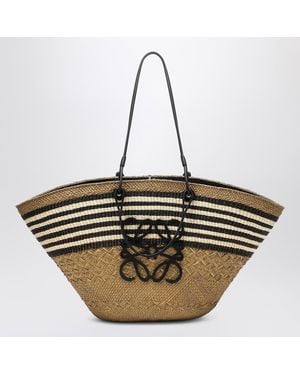 Loewe Large Anagram Basket Bag - Black