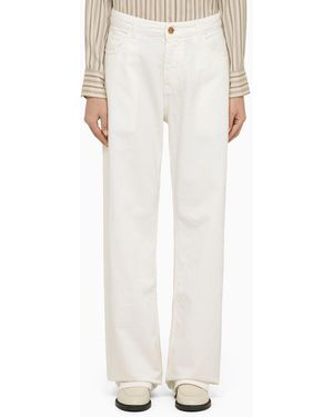 Etro Denim Baggy Jeans - White
