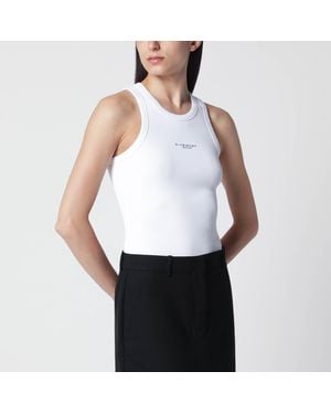Givenchy Slim-Fit Tank Top With Logo - White