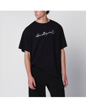 MM6 by Maison Margiela T-Shirt With Logo Print - Black