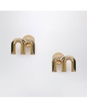 Miu Miu Orecchini Oro - Metallizzato