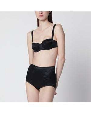 Dolce & Gabbana Satin Culottes - Black