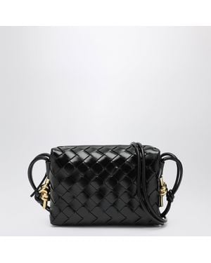 Bottega Veneta Mini Loop Metal Knot Bag - Black