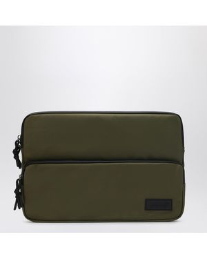 Rag & Bone Grüne Laptop-Hülle Aus Nylon