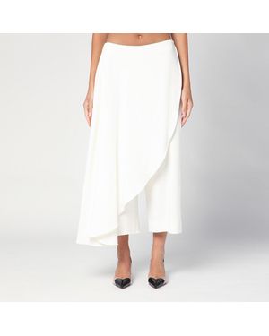 Alaïa Asymmetrical Trouser Skirt - White