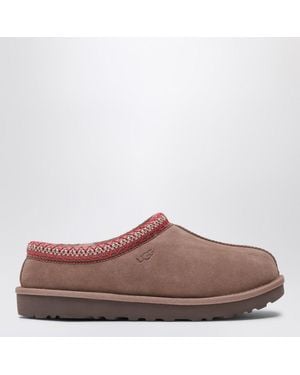 UGG Pantoufles Tasman Rocky Oak En Cuir - Marron