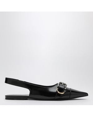 Givenchy Voyou Black Leather Slingback
