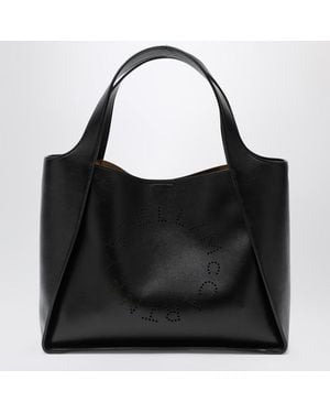 Stella McCartney Borsa stella logo media nera - Nero
