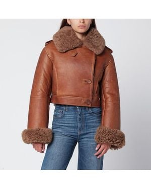 Chloé Boxy Jacket - Brown