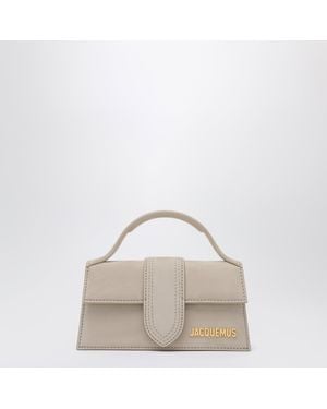 Jacquemus Bambino Dark Leather Mini Bag - Natural