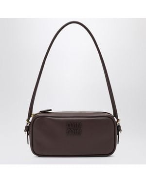 Miu Miu Pochette En Cuir - Noir