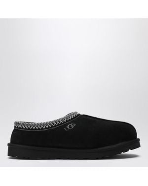 UGG Pantoufles Tasman En Cuir - Noir