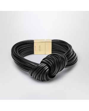 Bottega Veneta Knot Bracelet - Black