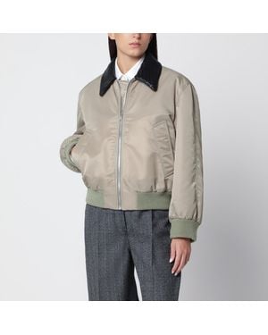 Bottega Veneta Tarragon Padded Jacket - Gray