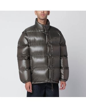 Prada Camouflage Re-Nylon Down Jacket - Grey