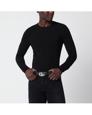 Gucci Crew-Neck Knit - Black