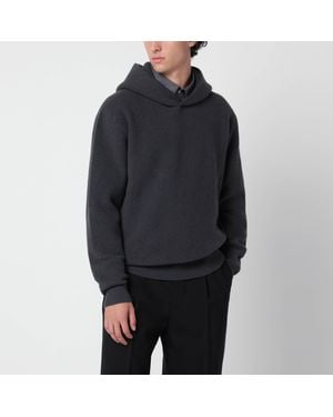 Lemaire Hooded Jumper - Black