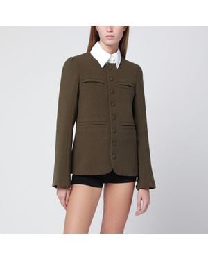 NAMACHEKO Moss Wool Blend Jacket - Green