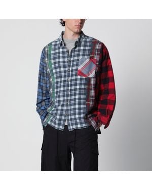 Needles 7 Cuts Flannel Shirt - Blue