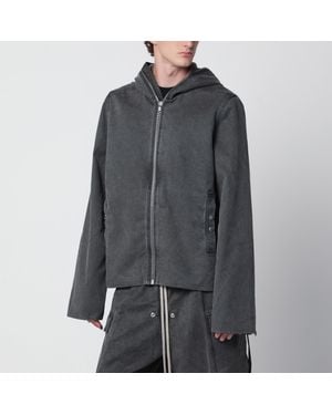 Rick Owens Gimp Zip Front Gravel Jacket - Gray
