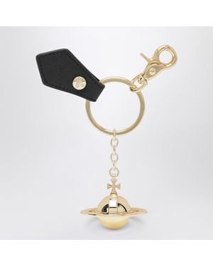 Vivienne Westwood Goldfarbener 3D-Schlüsselanhänger - Mettallic
