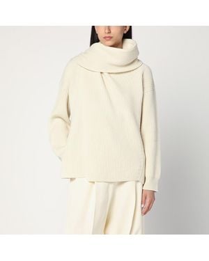 Jil Sander Ivory Jumper - Natural