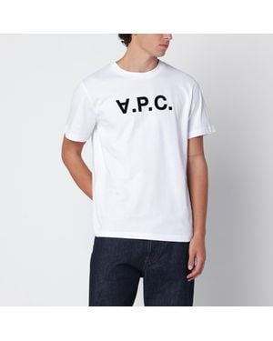 A.P.C. Standard Grand Vpc Cotton T-Shirt - White