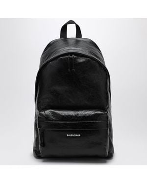 Balenciaga Explorer Lambskin Backpack - Black