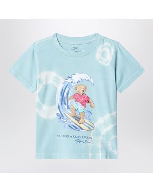 Polo Ralph Lauren Polo Bear Tie-Dye Cotton T-Shirt - Blue